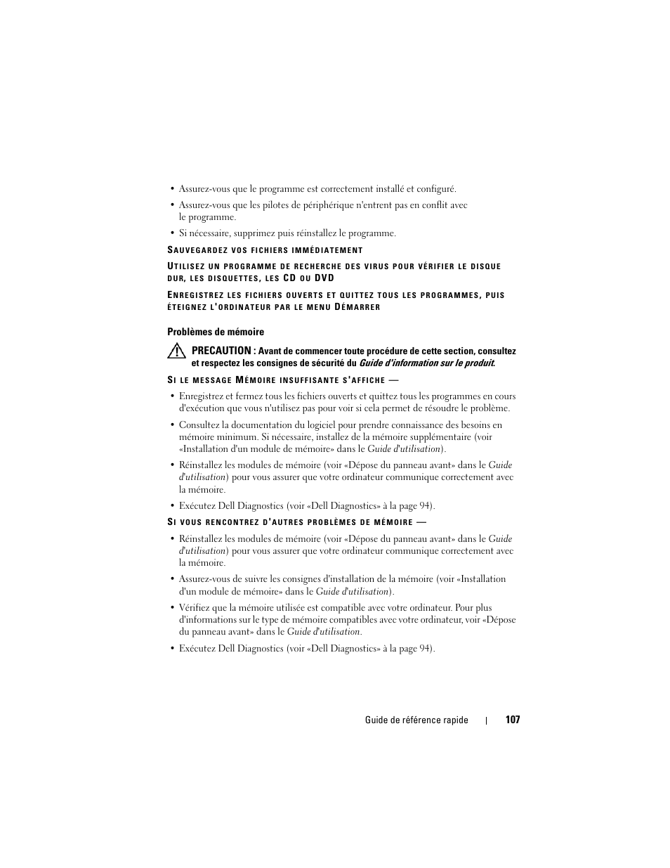 Dell Precision T7400 (Late 2007) User Manual | Page 107 / 252