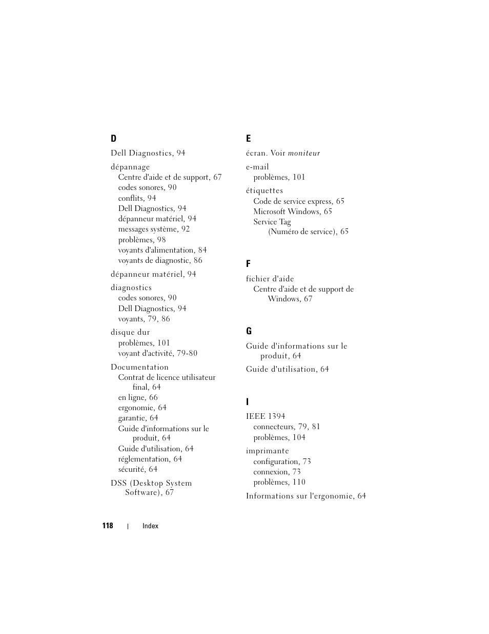 Dell Precision T7400 (Late 2007) User Manual | Page 118 / 252