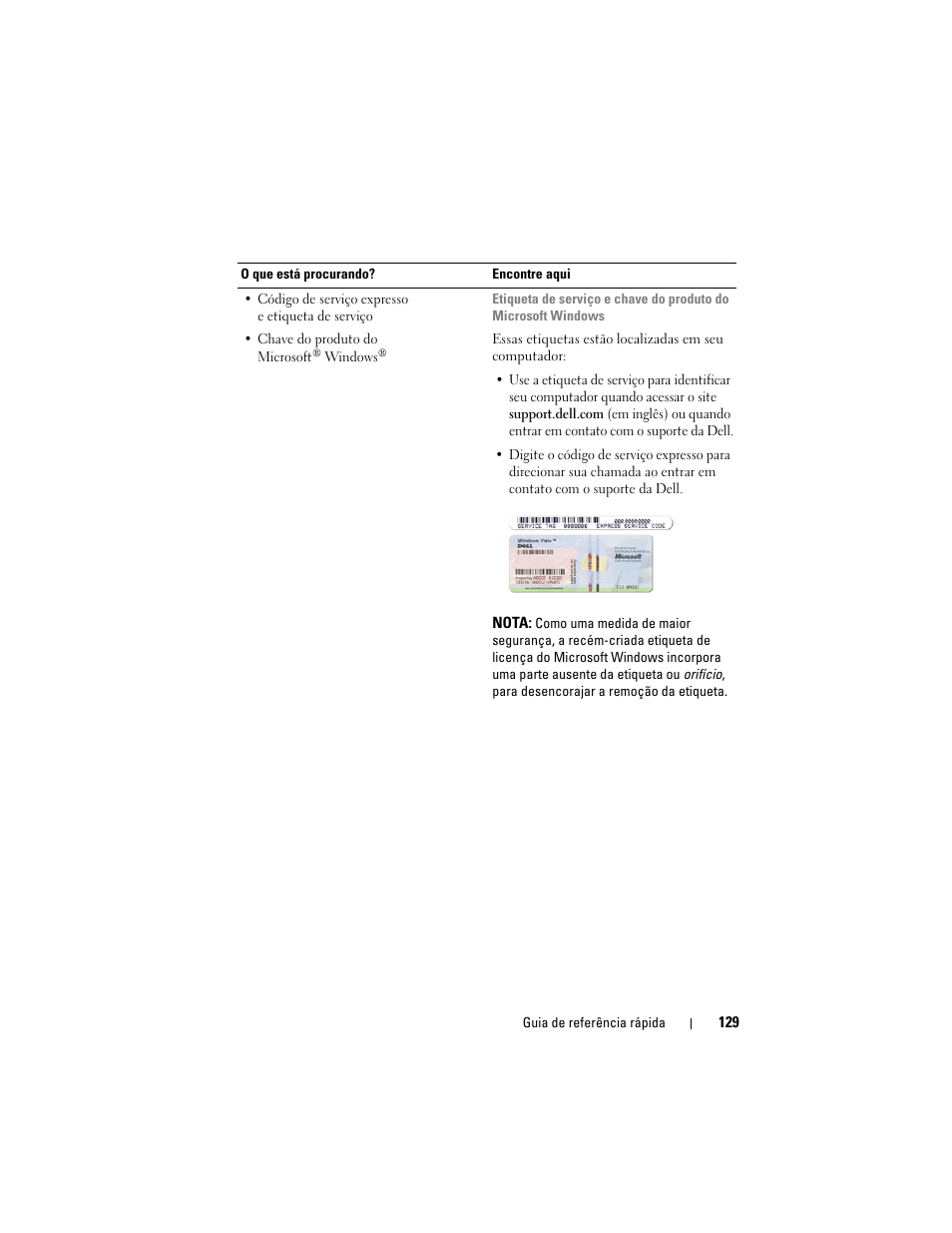 Dell Precision T7400 (Late 2007) User Manual | Page 129 / 252