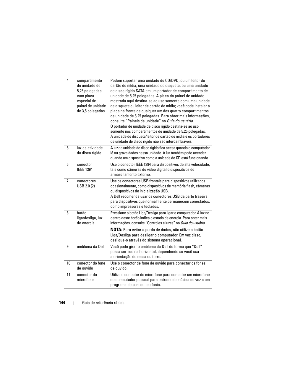 Dell Precision T7400 (Late 2007) User Manual | Page 144 / 252