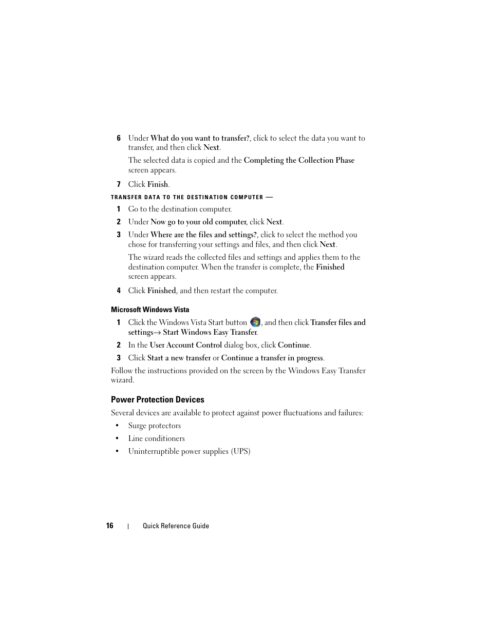 Power protection devices | Dell Precision T7400 (Late 2007) User Manual | Page 16 / 252