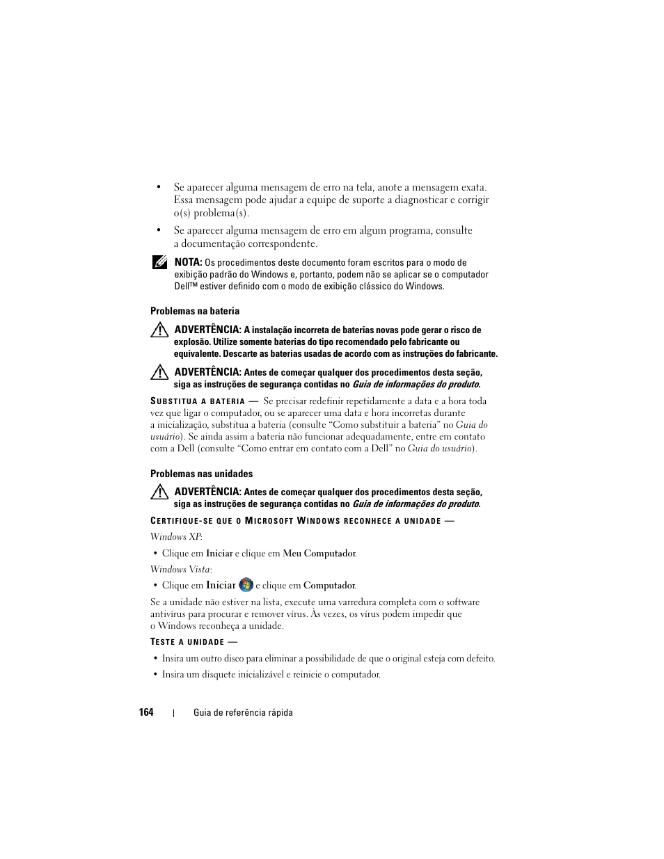 Dell Precision T7400 (Late 2007) User Manual | Page 164 / 252