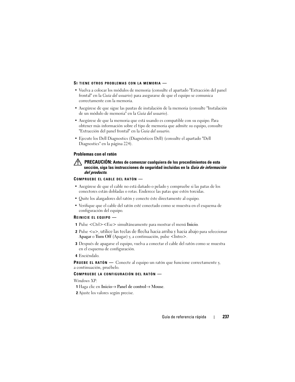 Dell Precision T7400 (Late 2007) User Manual | Page 237 / 252