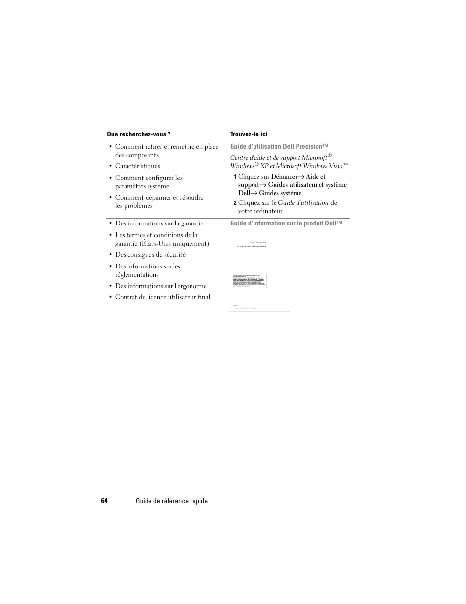 Dell Precision T7400 (Late 2007) User Manual | Page 64 / 252