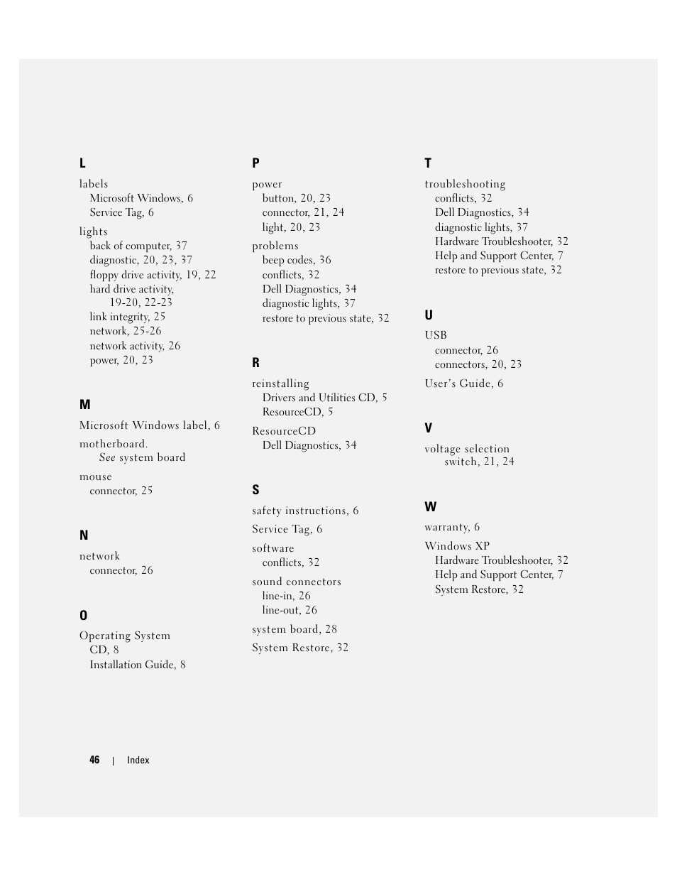 Dell Precision 390 User Manual | Page 46 / 190