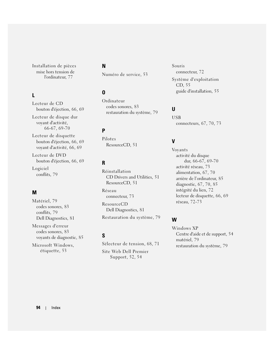 Dell Precision 390 User Manual | Page 94 / 190