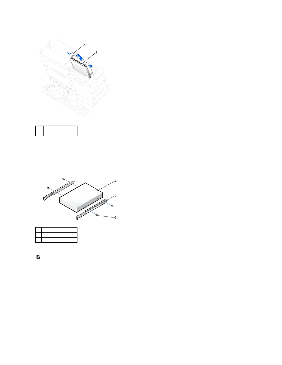 Installing a hard drive | Dell Precision 650 User Manual | Page 19 / 68