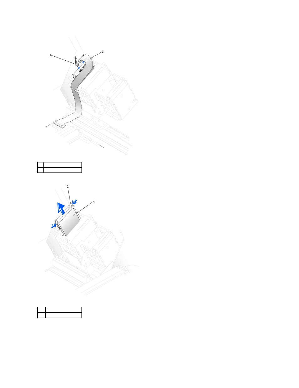 Installing a floppy drive | Dell Precision 650 User Manual | Page 53 / 68