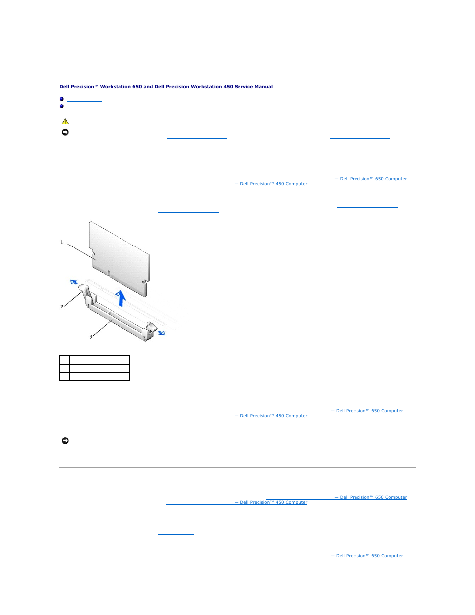 Installing a vrm, Removing a vrm | Dell Precision 650 User Manual | Page 59 / 68