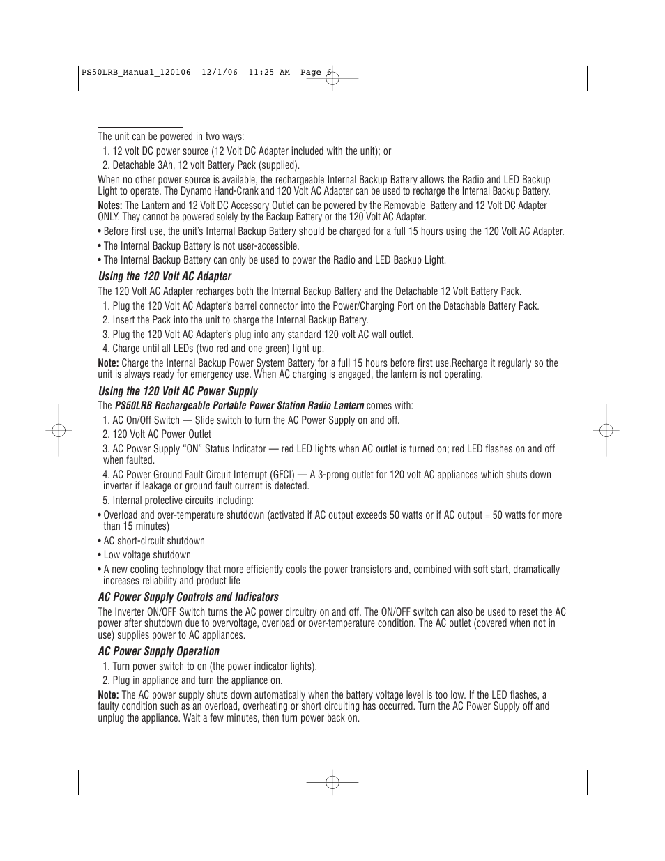 Black & Decker PS50LRB User Manual | Page 7 / 11