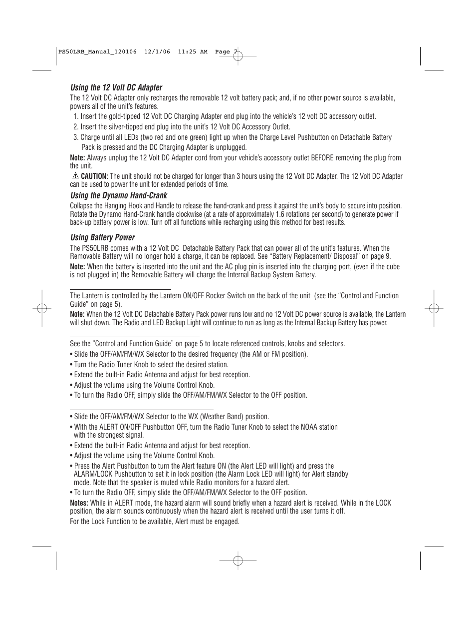 Black & Decker PS50LRB User Manual | Page 8 / 11
