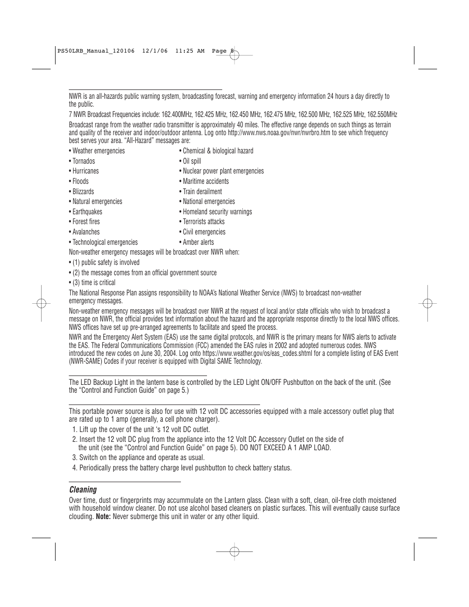 Black & Decker PS50LRB User Manual | Page 9 / 11