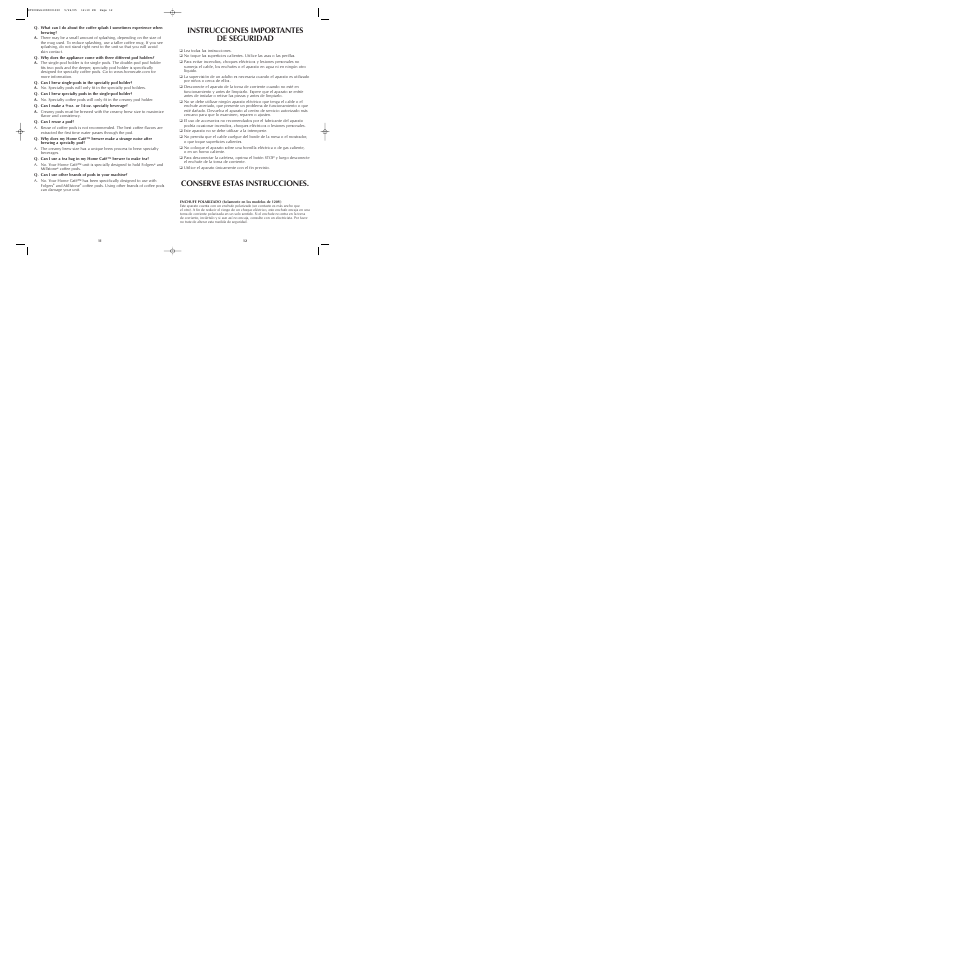 Instrucciones importantes de seguridad, Conserve estas instrucciones | Black & Decker GT300 User Manual | Page 7 / 21