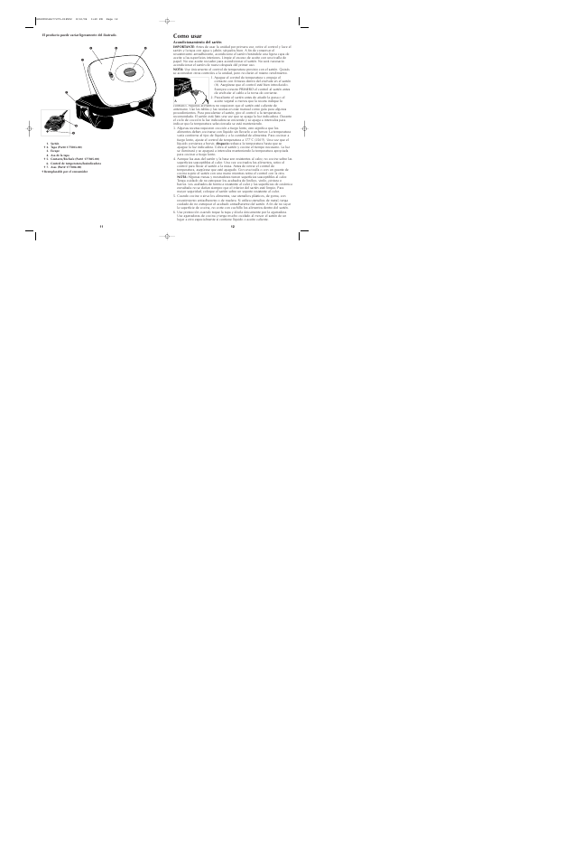 Como usar | Black & Decker SK600 Series User Manual | Page 7 / 17
