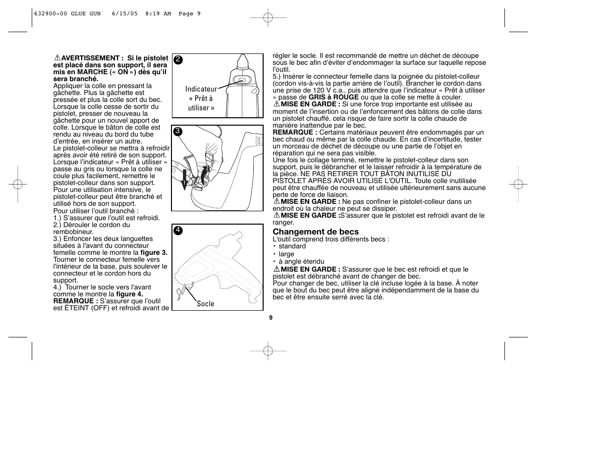 Black & Decker GG500S User Manual | Page 9 / 18