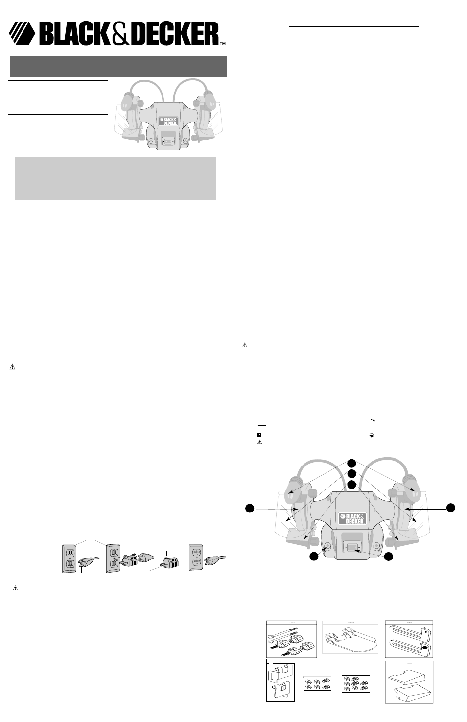 Black & Decker BT3500 User Manual | 5 pages