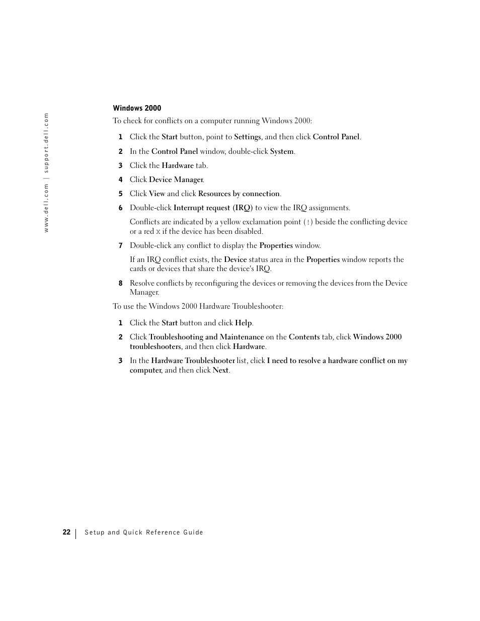 Dell Precision 360 User Manual | Page 22 / 146