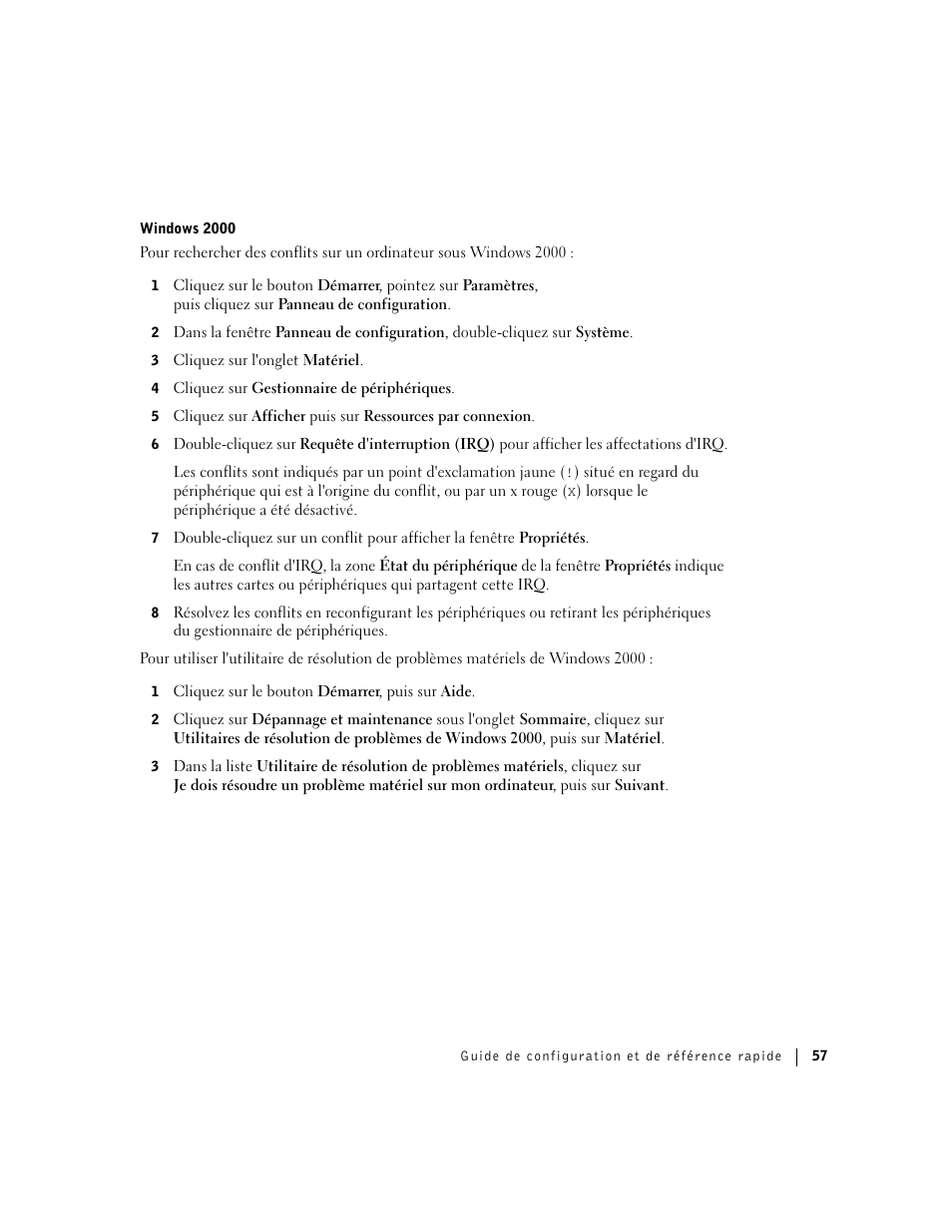 Dell Precision 360 User Manual | Page 57 / 146