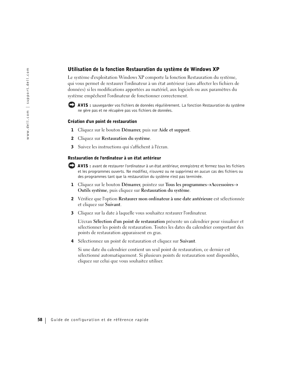 Dell Precision 360 User Manual | Page 58 / 146