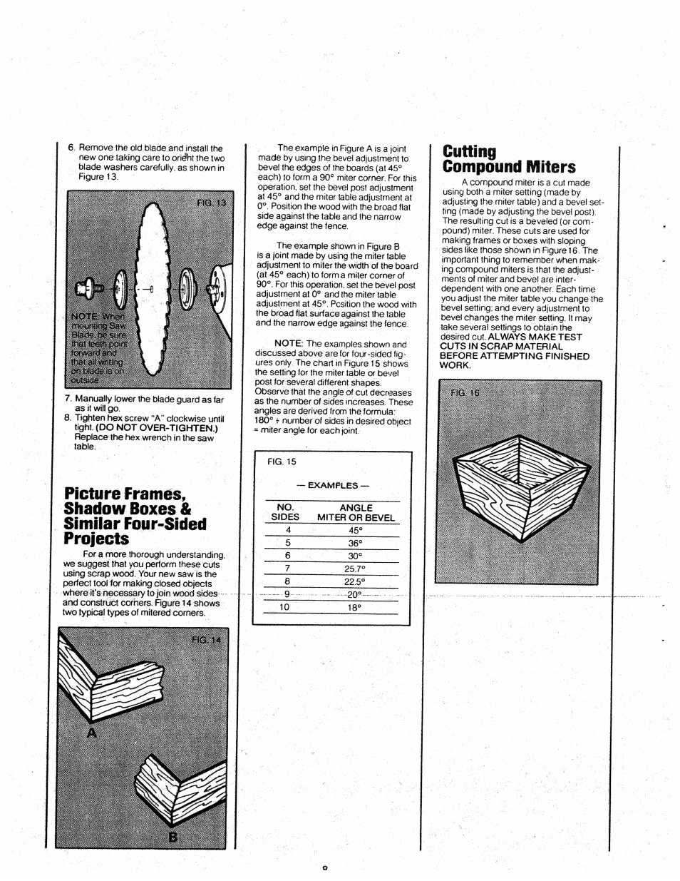 Cutting compound miters | Black & Decker 81/4" COMPUND MITER SAW 9425 User Manual | Page 8 / 12