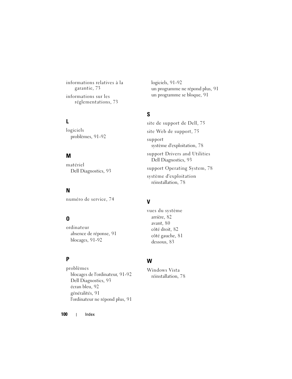 Dell Latitude XT (Late 2007) User Manual | Page 100 / 234