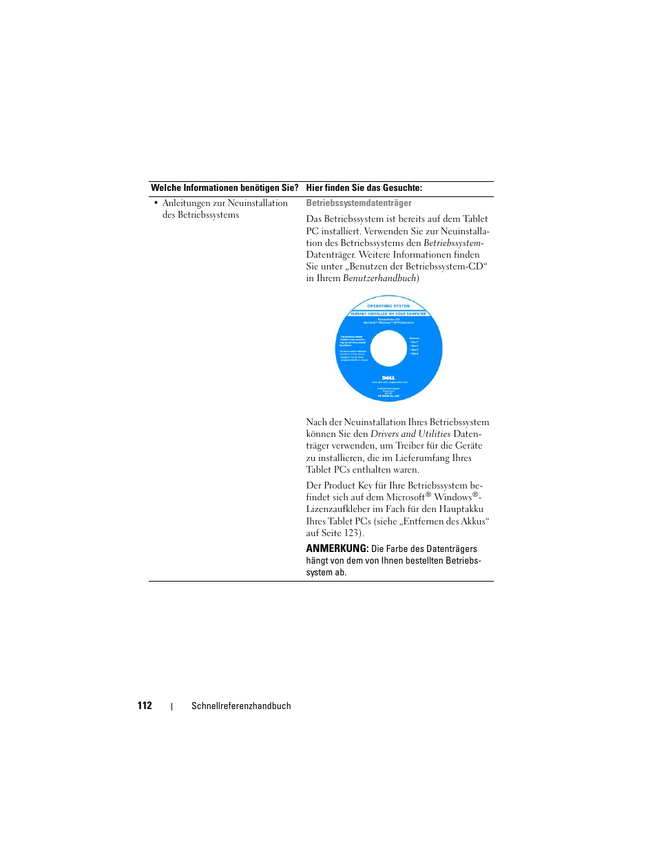 Dell Latitude XT (Late 2007) User Manual | Page 112 / 234
