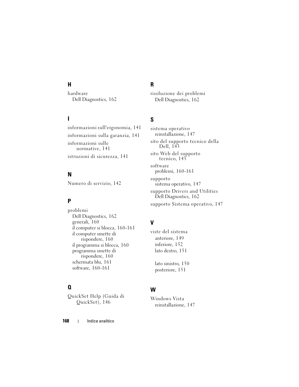 Dell Latitude XT (Late 2007) User Manual | Page 168 / 234