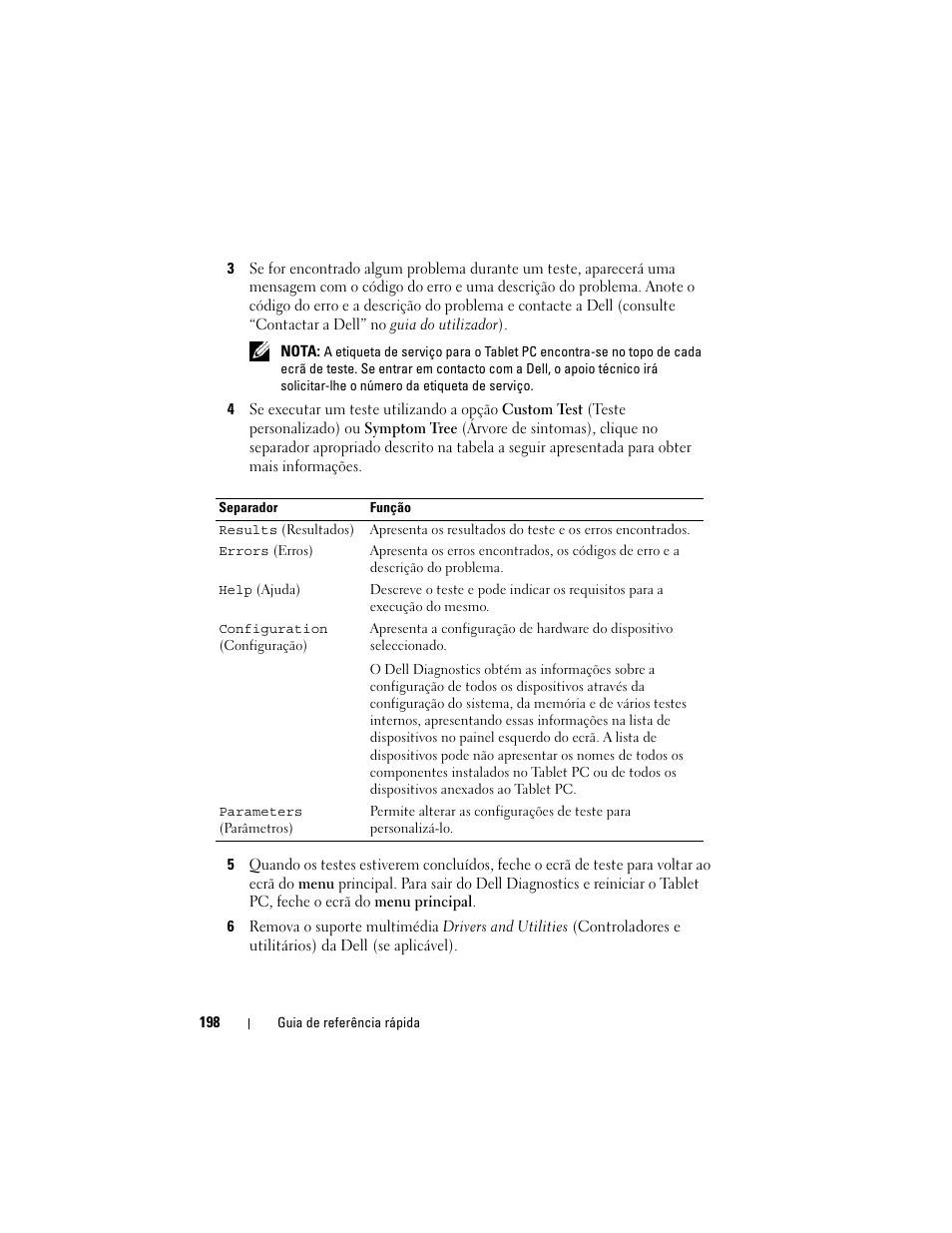 Dell Latitude XT (Late 2007) User Manual | Page 198 / 234