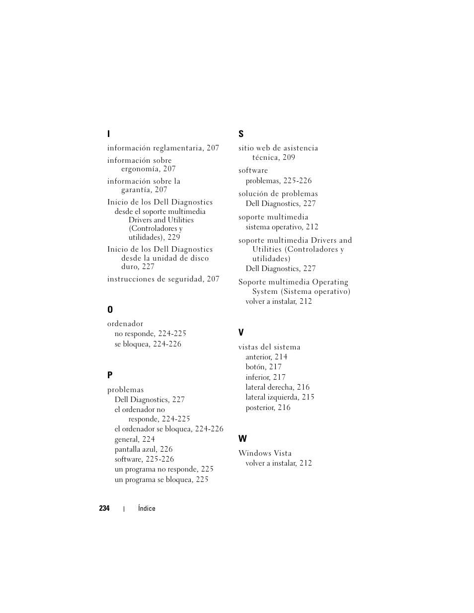 Dell Latitude XT (Late 2007) User Manual | Page 234 / 234
