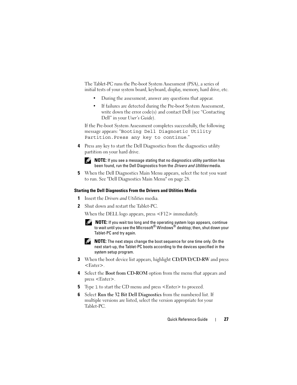 Dell Latitude XT (Late 2007) User Manual | Page 27 / 234