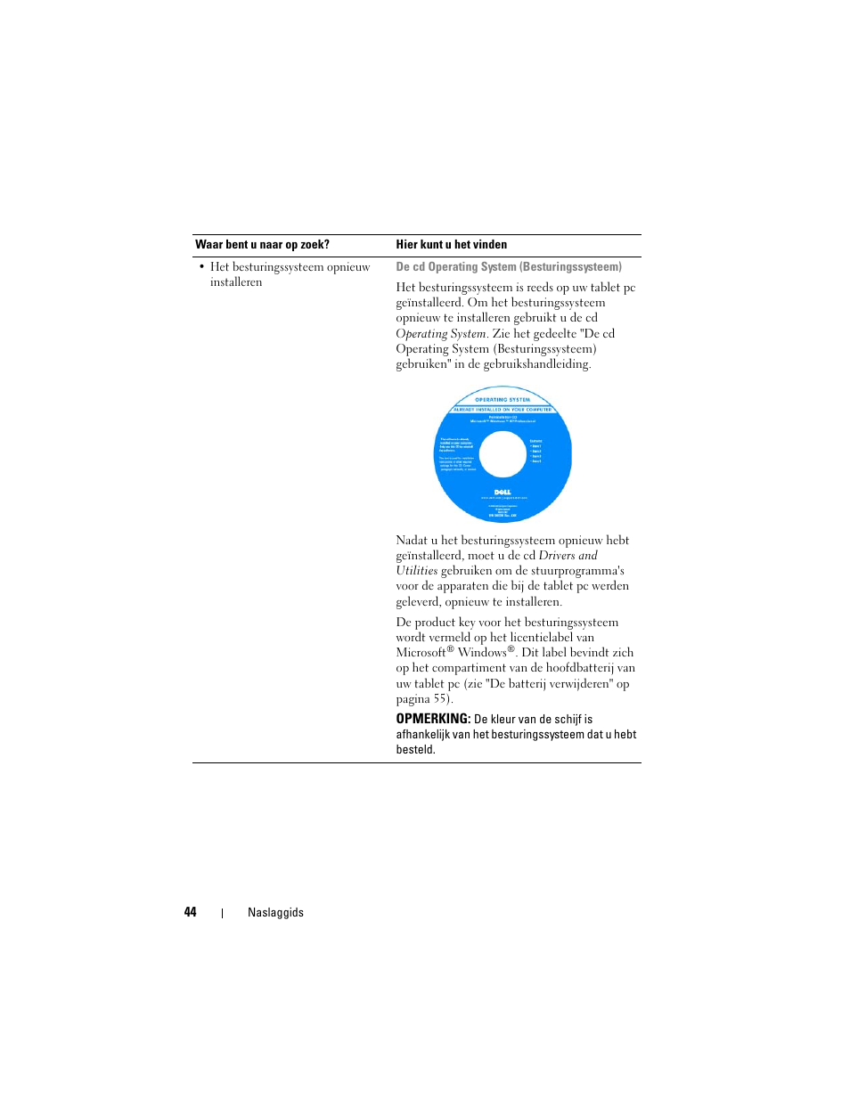 Dell Latitude XT (Late 2007) User Manual | Page 44 / 234