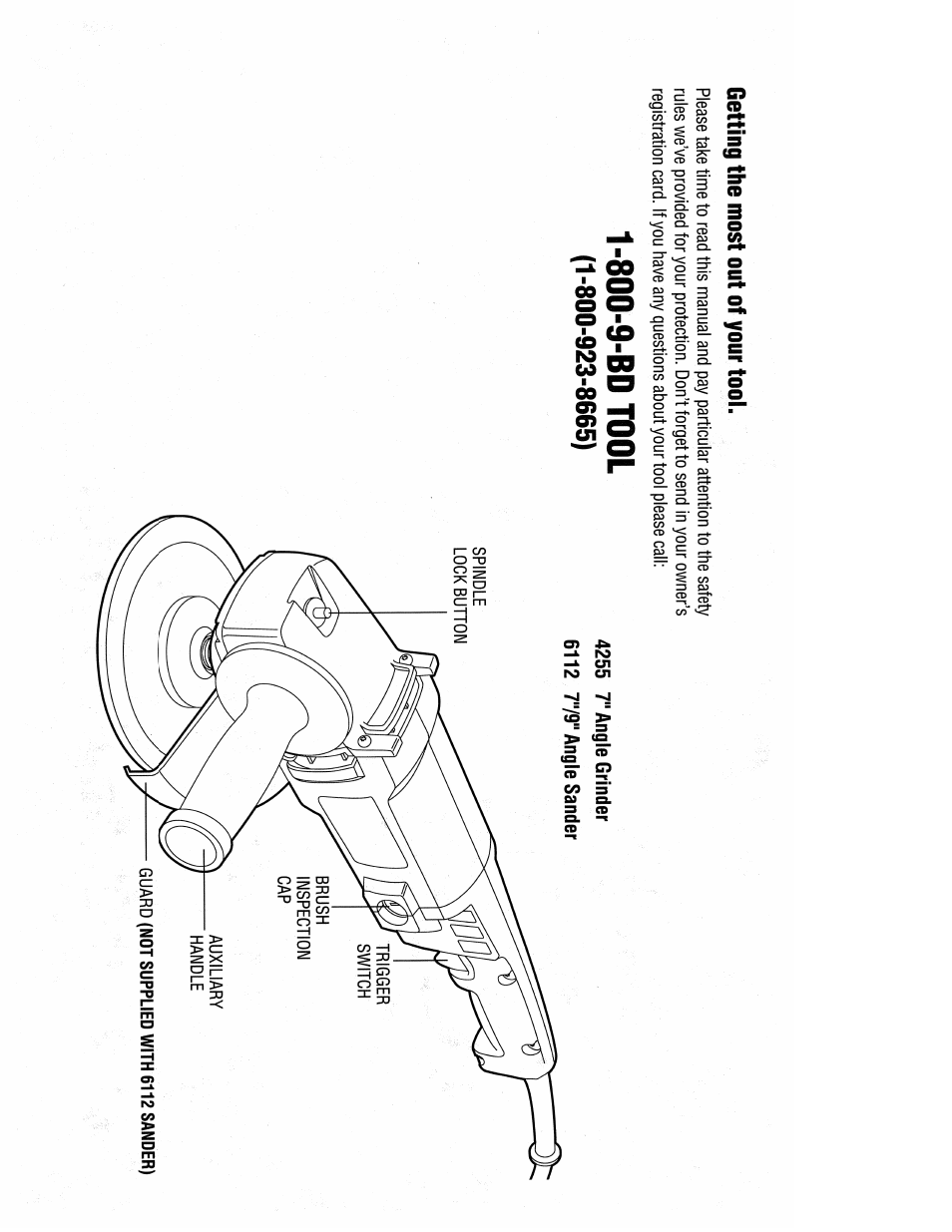 Getting the most out of your tool, 800-9-bd tool | Black & Decker 6112 User Manual | Page 2 / 13