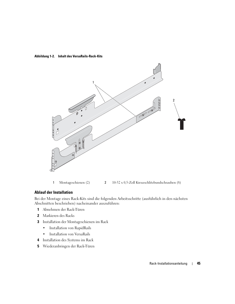 Ablauf der installation | Dell POWERVAULT MD1000 User Manual | Page 47 / 92