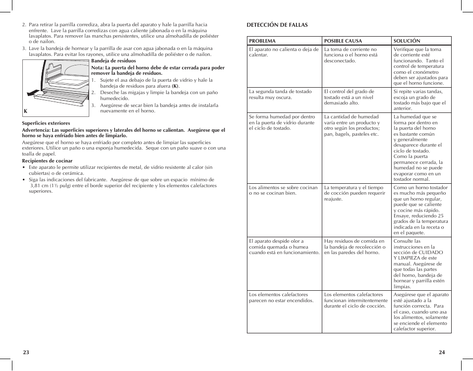 Black & Decker CTO6120B User Manual | Page 13 / 23
