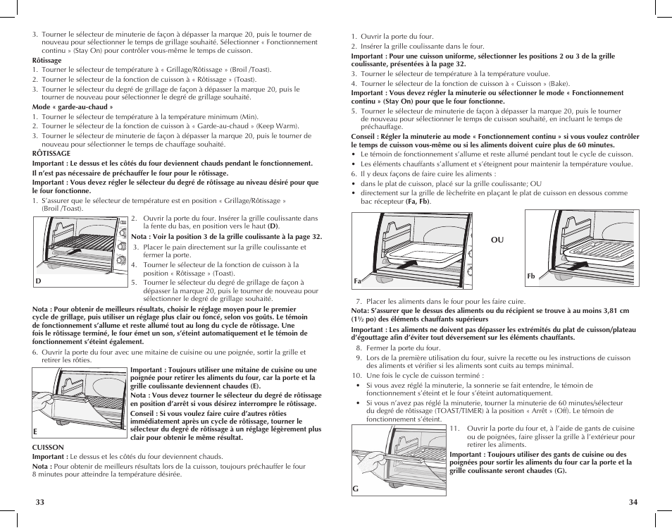 Black & Decker CTO6120B User Manual | Page 18 / 23