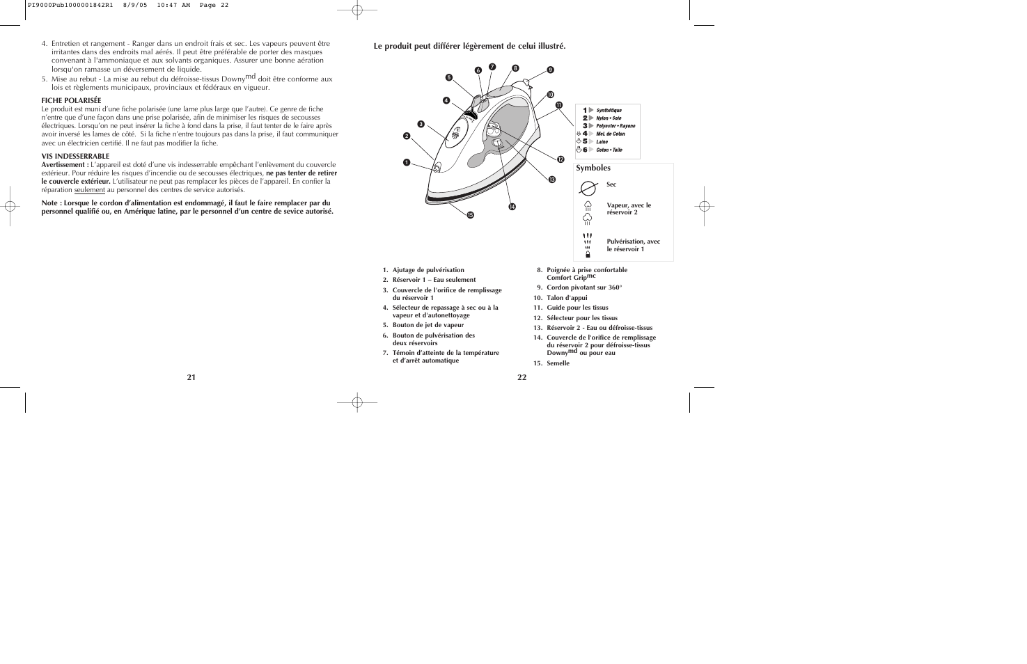 Black & Decker PI9000 User Manual | Page 12 / 19