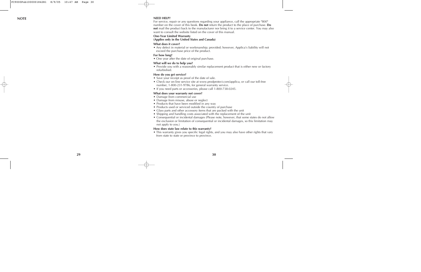 Black & Decker PI9000 User Manual | Page 16 / 19