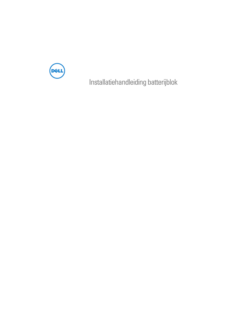 Installatiehandleiding batterijblok | Dell Latitude E5520M (Early 2011) User Manual | Page 15 / 88