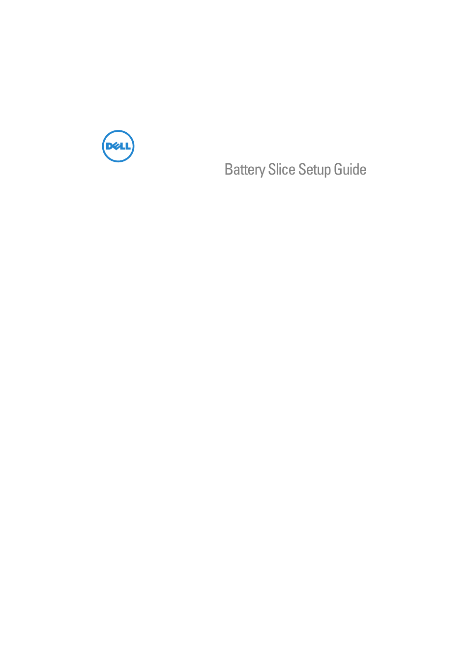 Battery slice setup guide | Dell Latitude E5520M (Early 2011) User Manual | Page 3 / 88
