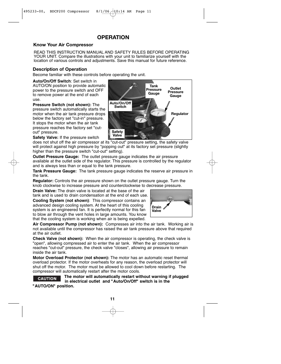 Operation | Black & Decker 495233-00 User Manual | Page 11 / 51