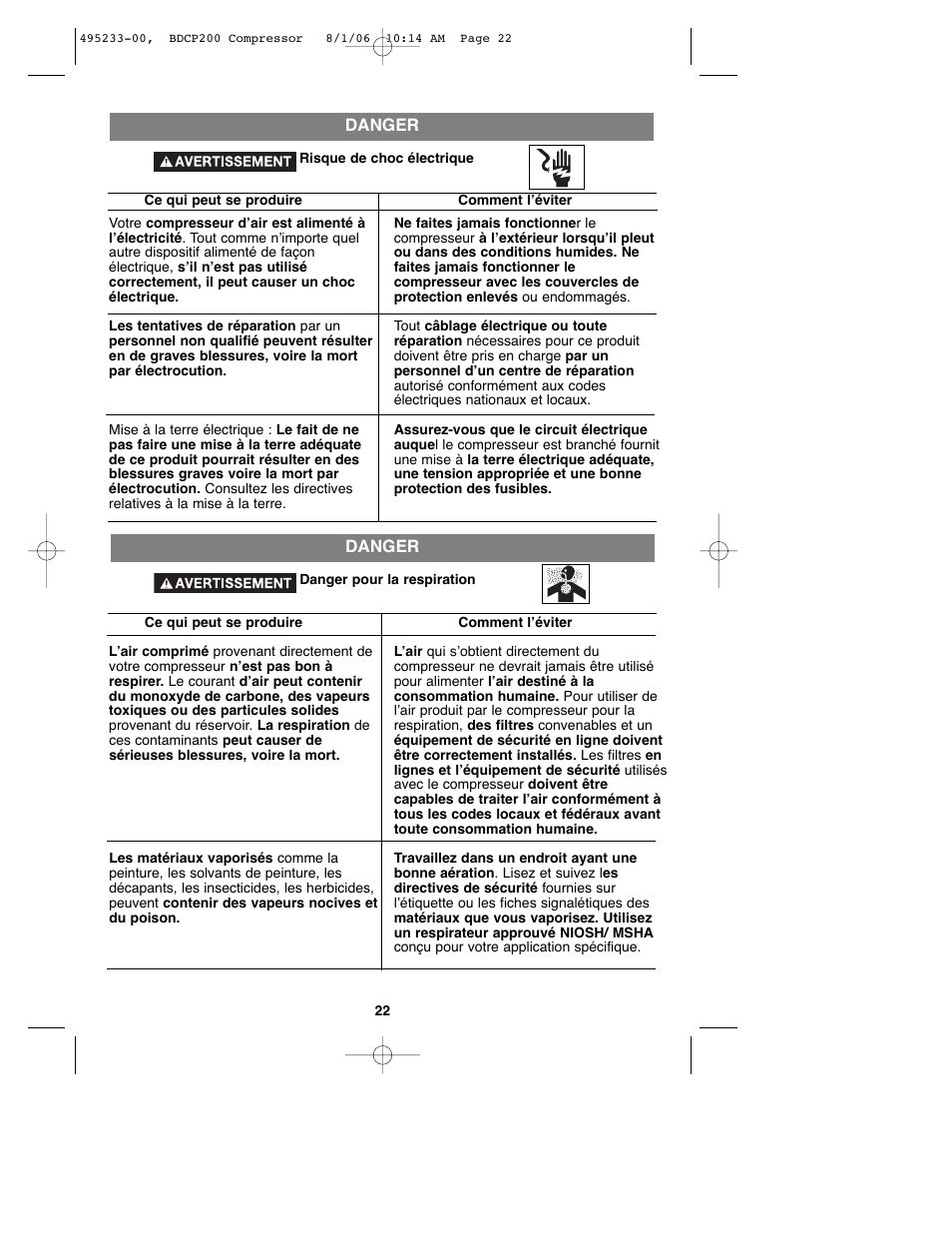 Black & Decker 495233-00 User Manual | Page 22 / 51