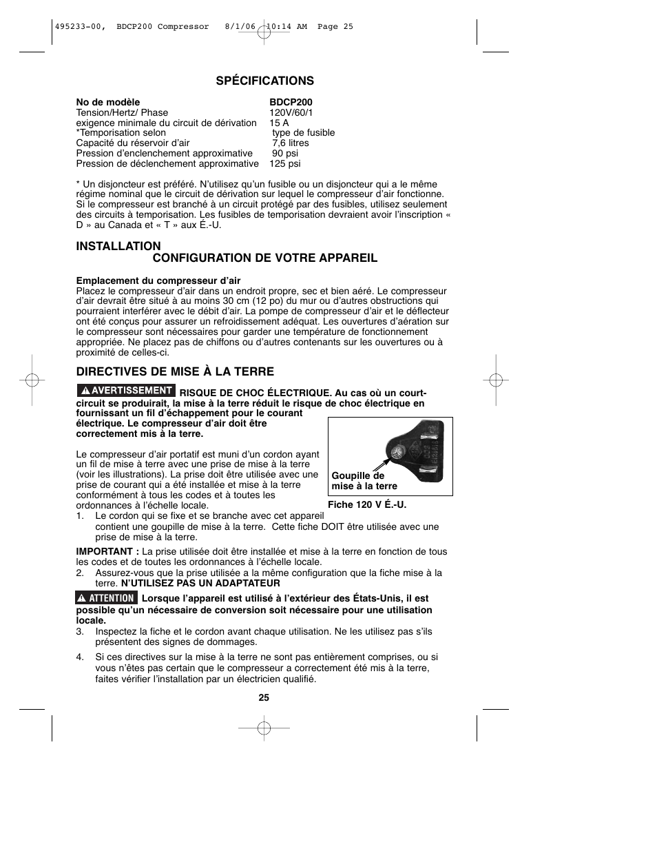 Black & Decker 495233-00 User Manual | Page 25 / 51