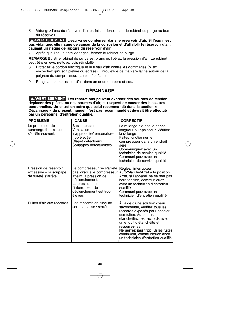 Black & Decker 495233-00 User Manual | Page 30 / 51