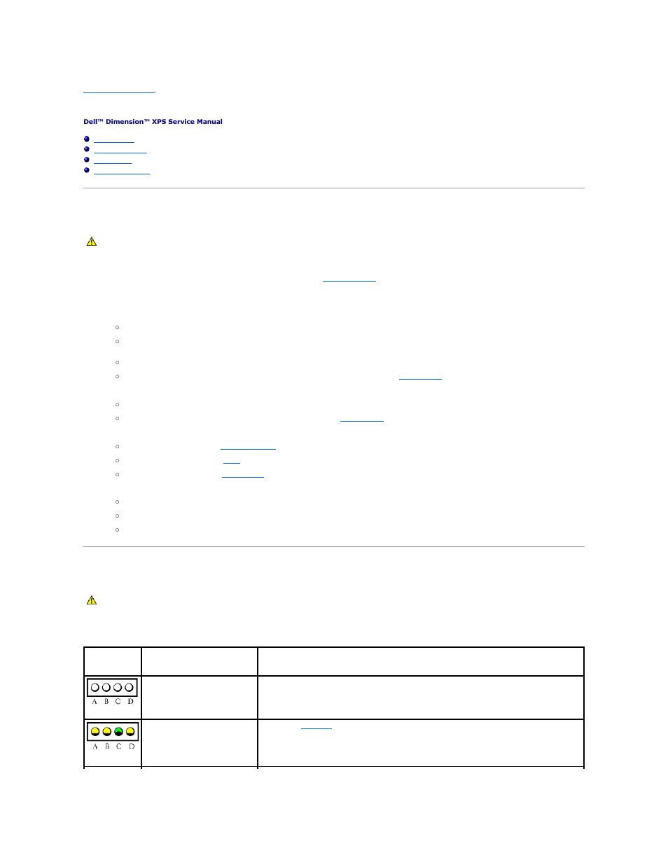 Advanced troubleshooting, Power lights, Diagnostic lights | Dell XPS/Dimension XPS Gen 4 User Manual | Page 11 / 53