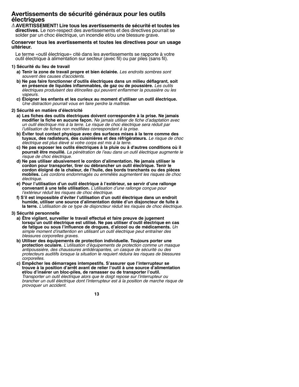Black & Decker MS2000 User Manual | Page 13 / 36