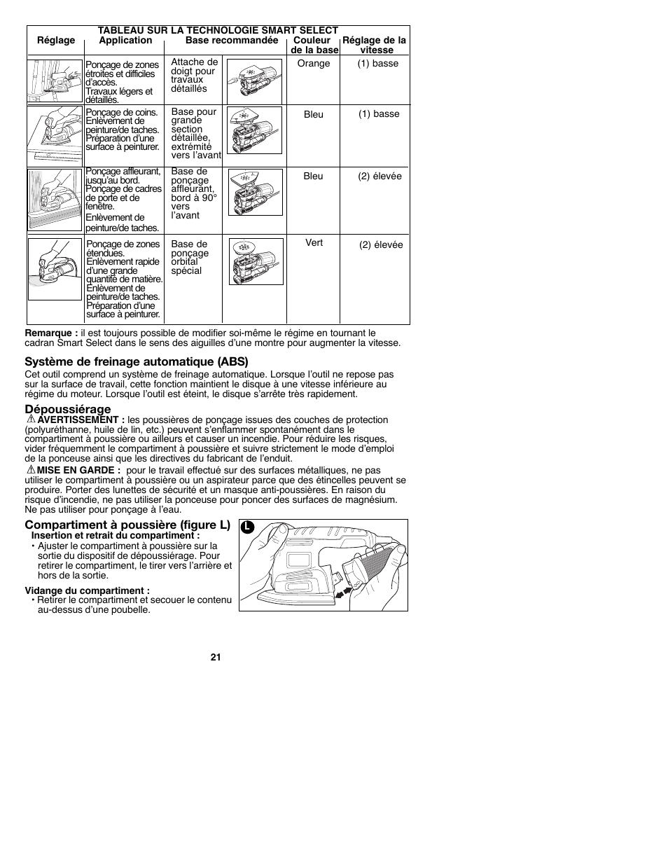 Black & Decker MS2000 User Manual | Page 21 / 36