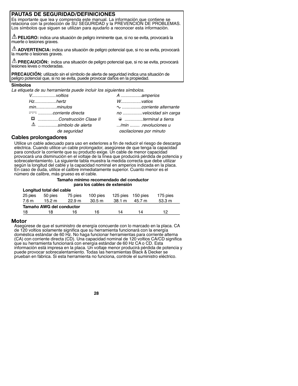 Black & Decker MS2000 User Manual | Page 28 / 36