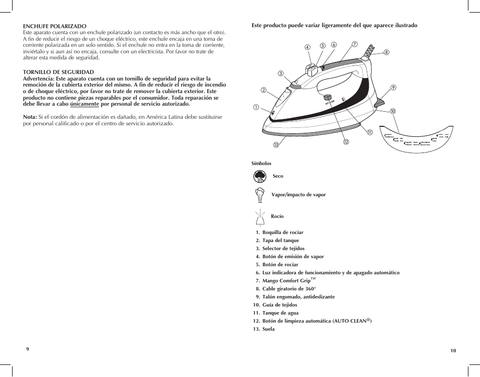 Black & Decker F1050 User Manual | Page 6 / 15