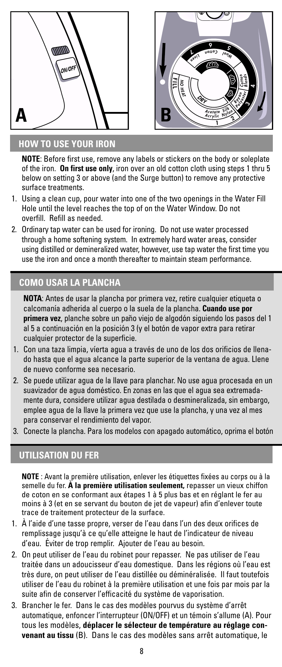 How to use, Como usar, Utilisation | Black & Decker X500 Series User Manual | Page 8 / 12