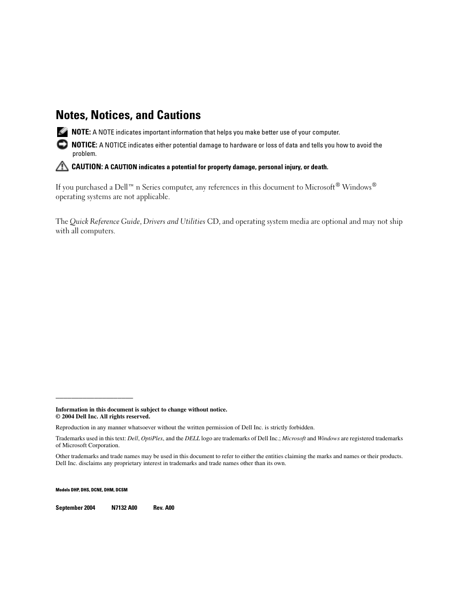 Dell OptiPlex GX280 User Manual | Page 2 / 108